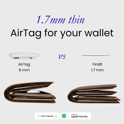 FindIt. Tracking Card. Apple Find My® Compatible