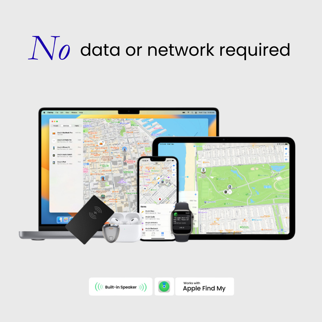 FindIt. Tracking Card. Apple Find My® Compatible